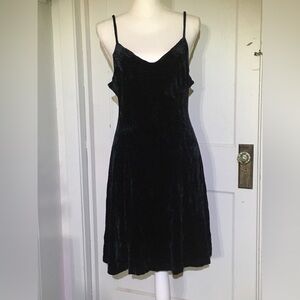 GAP Elegant Black Velvet Dress